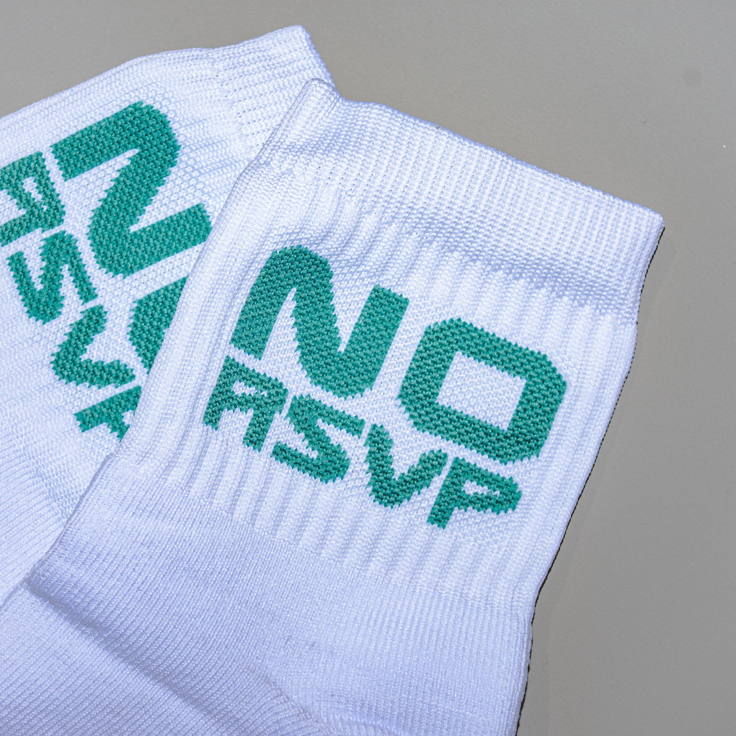 NO RSVP White Ankle Socks