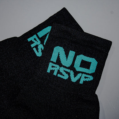 NO RSVP Black Ankle Socks