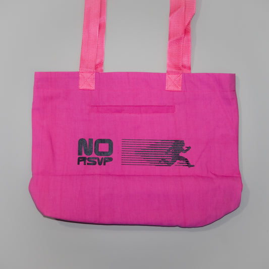 NO RSVP Graphic Tote Bag (Pink)