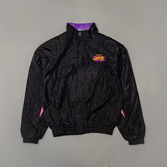 NO RSVP "Just Pull Up" Black Track Jacket