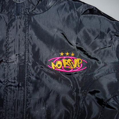 NO RSVP "Just Pull Up" Black Track Jacket