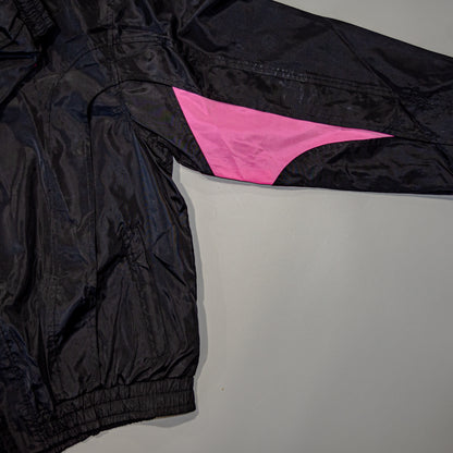 NO RSVP "Just Pull Up" Black Track Jacket