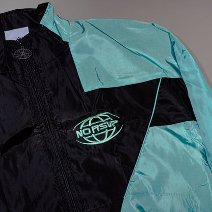 NO RSVP Two-Tone Tiffany Windbreaker Jacket