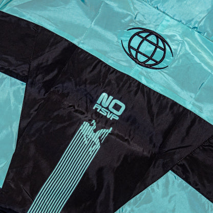 NO RSVP Two-Tone Tiffany Windbreaker Jacket